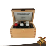 Nécessaire à toucher avec bouchons vissables