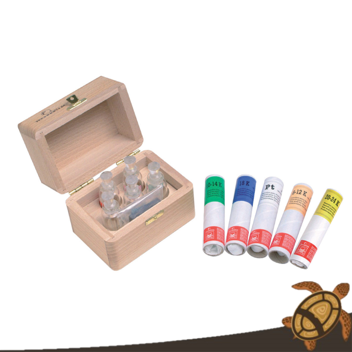 Nécessaire à toucher, coffret Or 9, 14, 18, 24k, et Platine